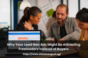 Why Your Lead Gen Ads Might Be Attracting Freeloaders Instead of Buyers