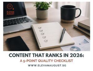 Content That Ranks in 2026 A 5-Point Quality Checklist
