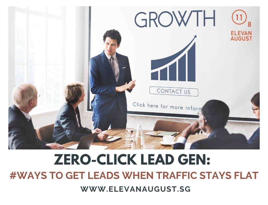 Zero-Click Lead Gen # Ways to Get Leads When Traffic Stays Flat