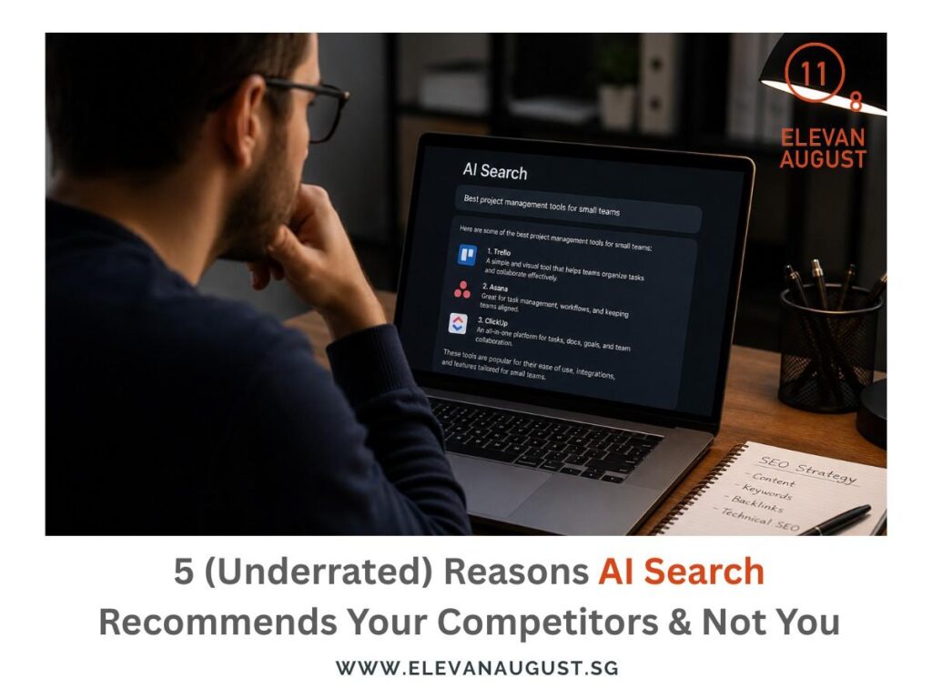 5 (Underrated) Reasons AI Search Recommends Your Competitors & Not You