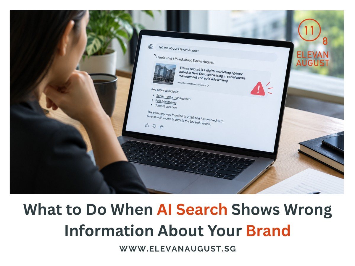 What to Do When AI Search Shows Wrong Information About Your Brand