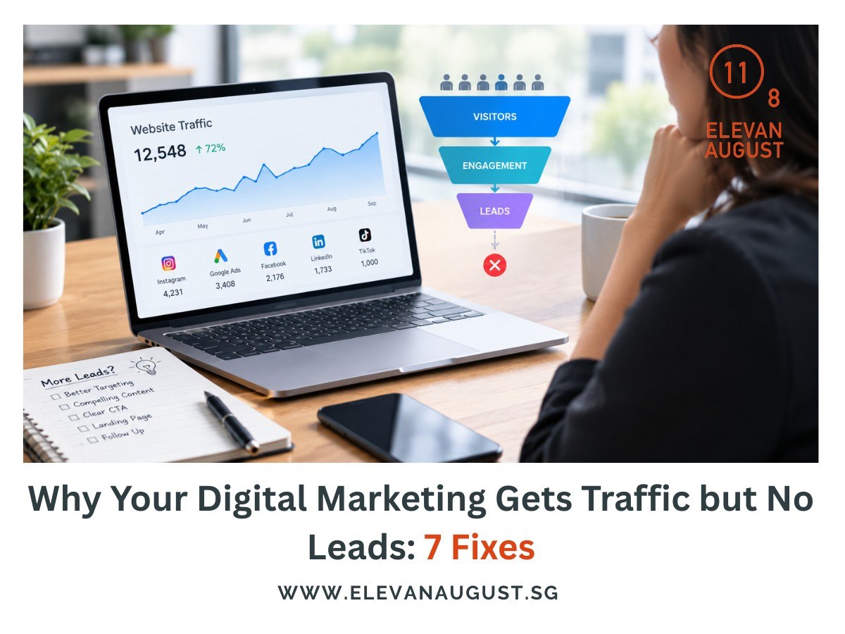 Why Your Digital Marketing Gets Traffic but No Leads 7 Fixes